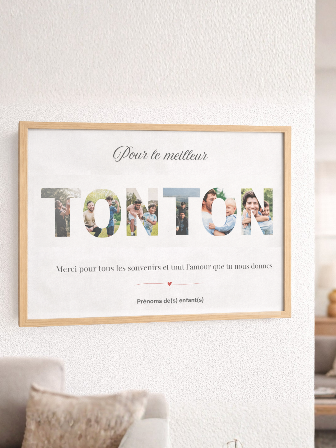 Cadre Proche en Or Personnalisable