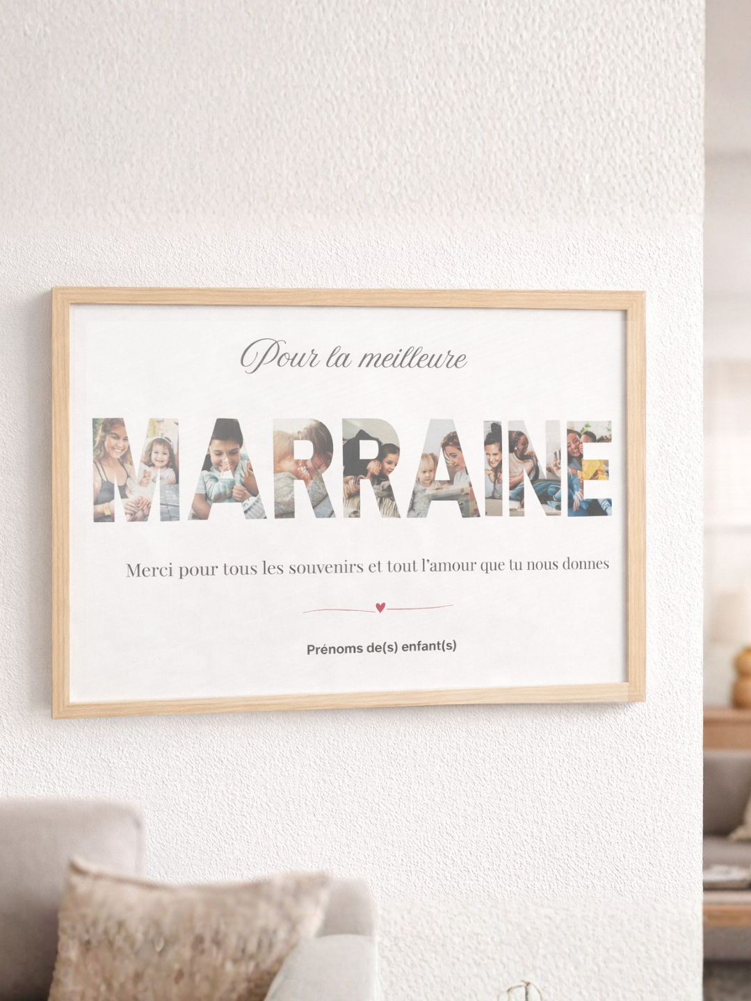Cadre Proche en Or Personnalisable