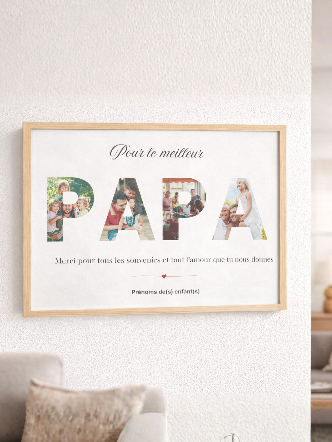 Cadre Proche en Or Personnalisable