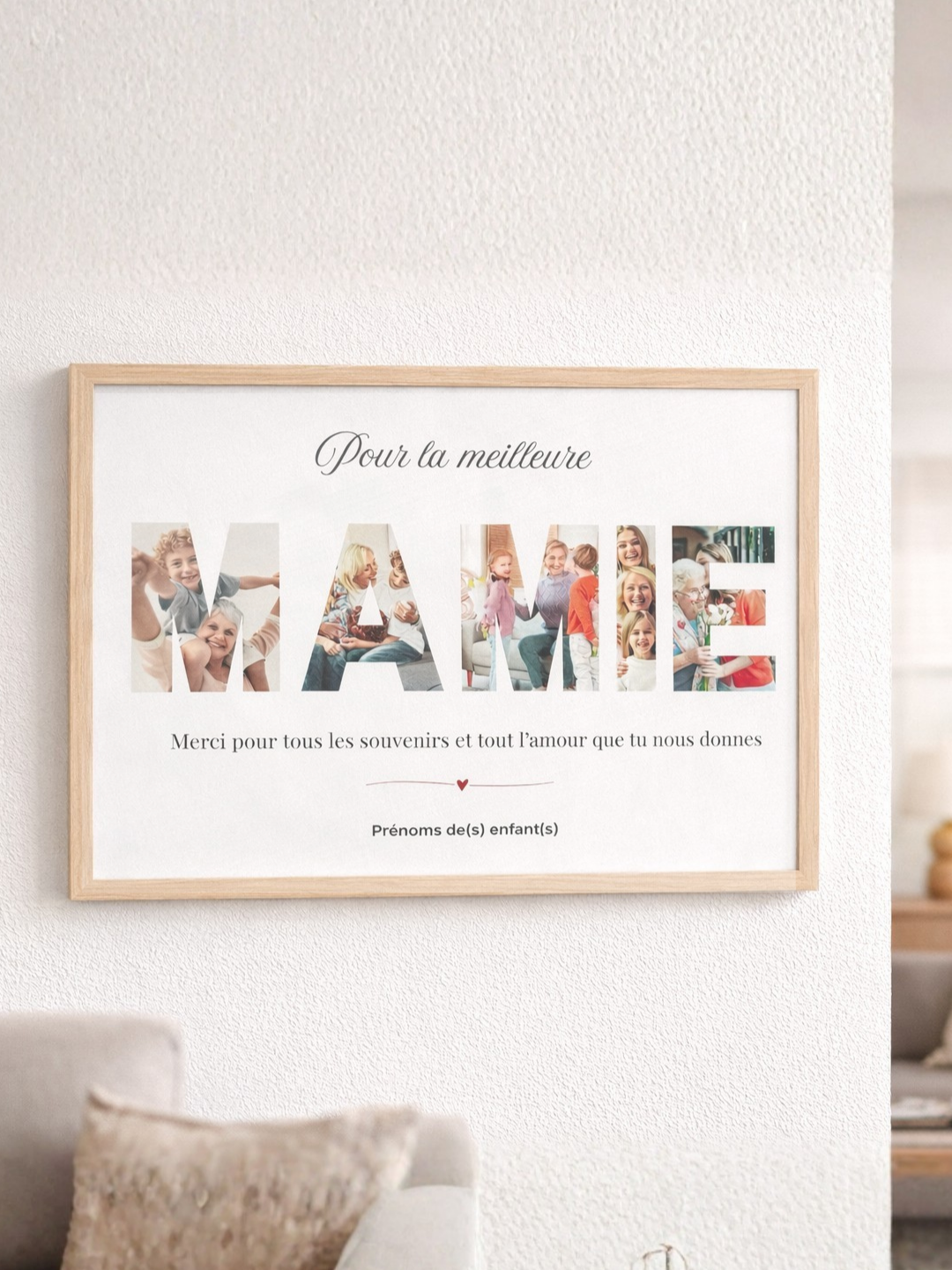 Cadre Proche en Or Personnalisable