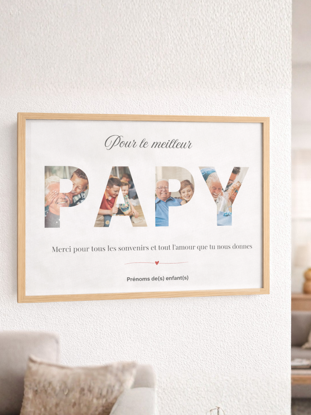 Cadre Proche en Or Personnalisable