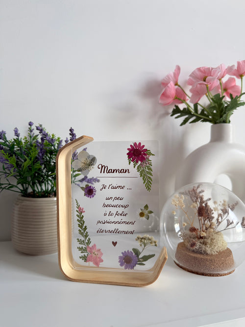 Cadre Fleuri pour Maman