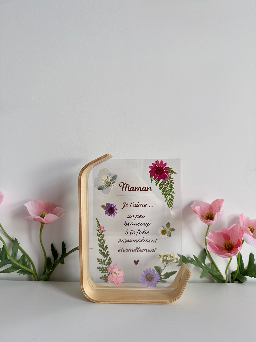 Cadre Fleuri pour Maman