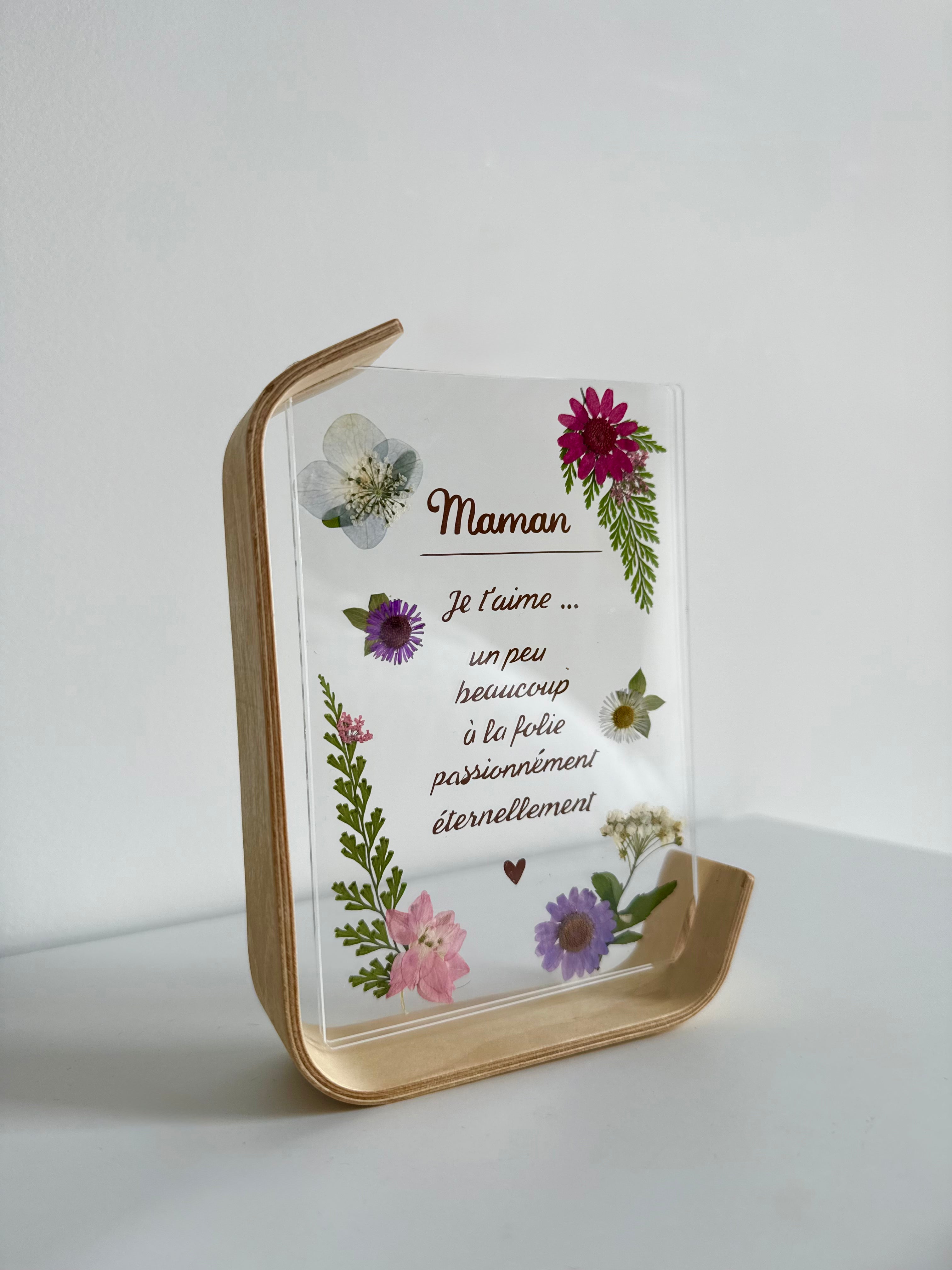 Cadre Fleuri pour Maman